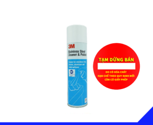 Chai xịt làm sạch đánh bóng inox 3M Stainless Steel Cleaner Polish 59158