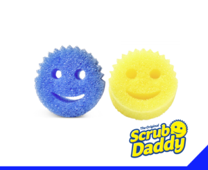 Bọt Biển Cọ Rửa 1 Mặt Scrub Daddy FlexTexture Không trầy xước, Bền, An Toàn